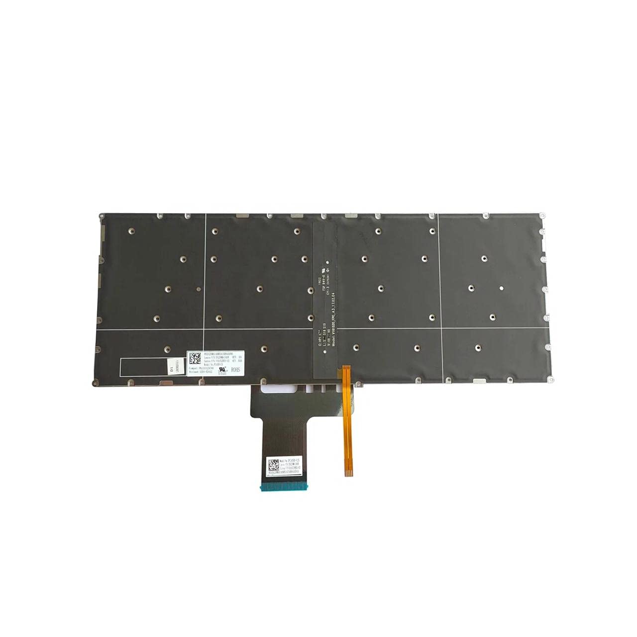 WISTAR Backlit Laptop Keyboard Compatible for Lenovo Yoga 720-13ISK 720-13IKB seires  Part number : SN20M61497 SG-86220-XUA PK131YJ2B00